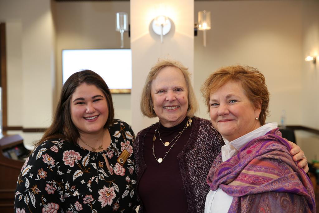 Karen Laughlin with Faculty