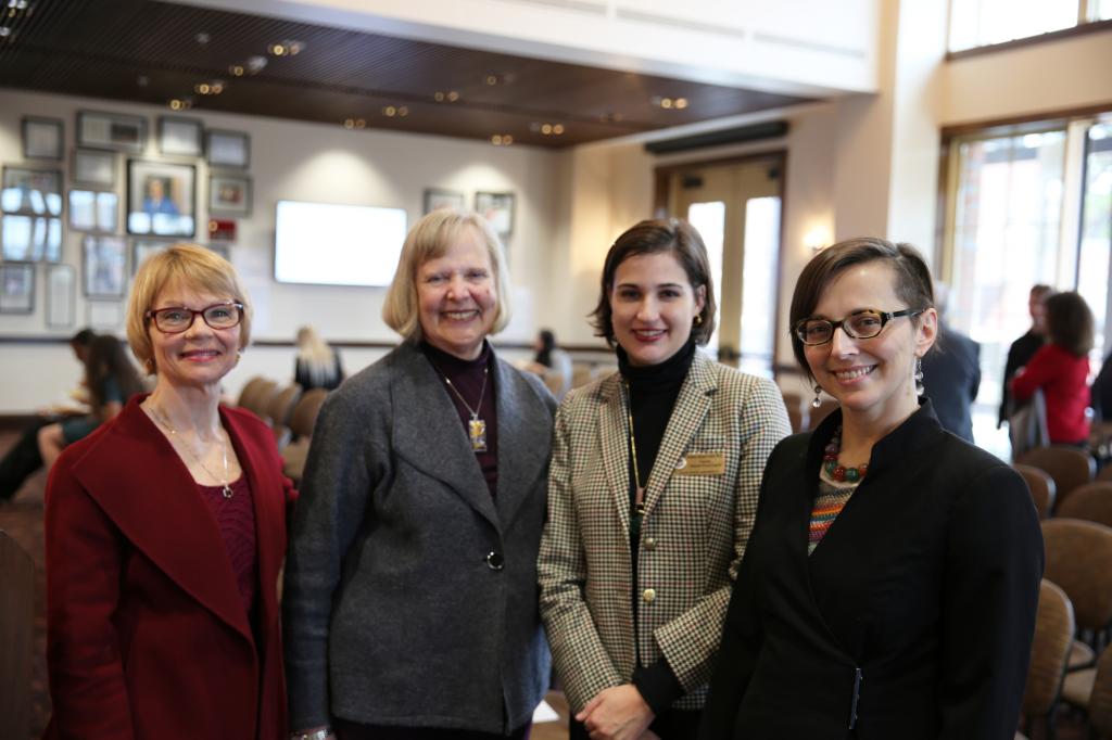 Karen Laughlin with Faculty