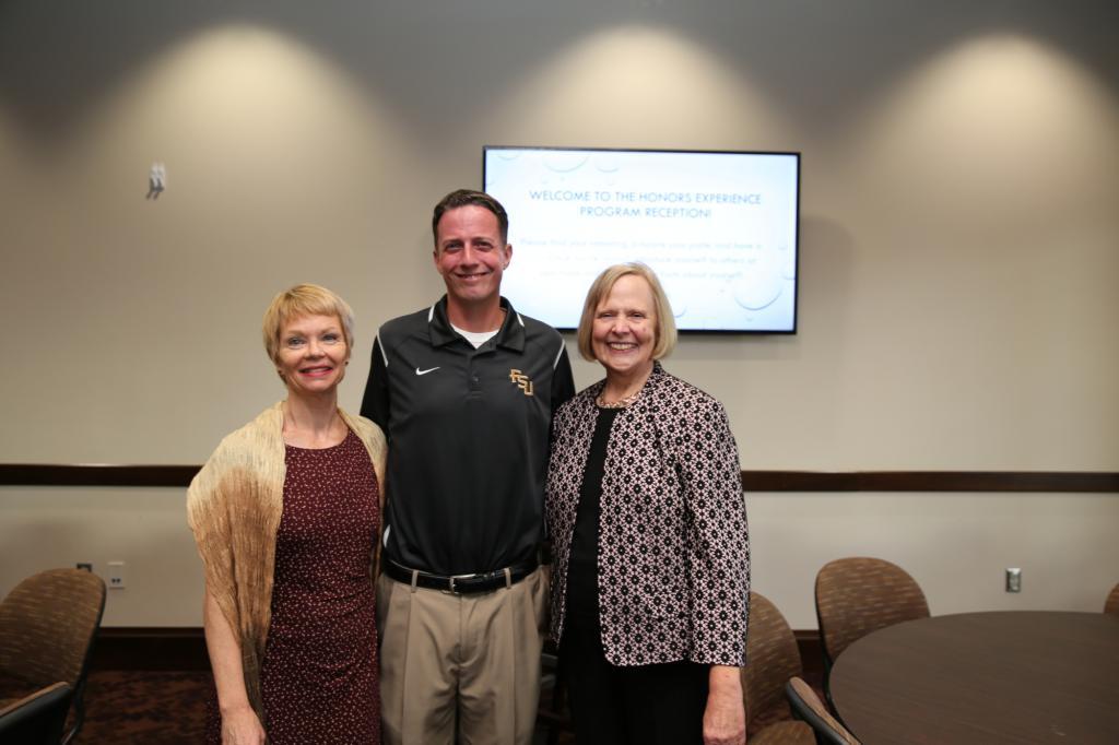 Karen Laughlin with Honors Faculty
