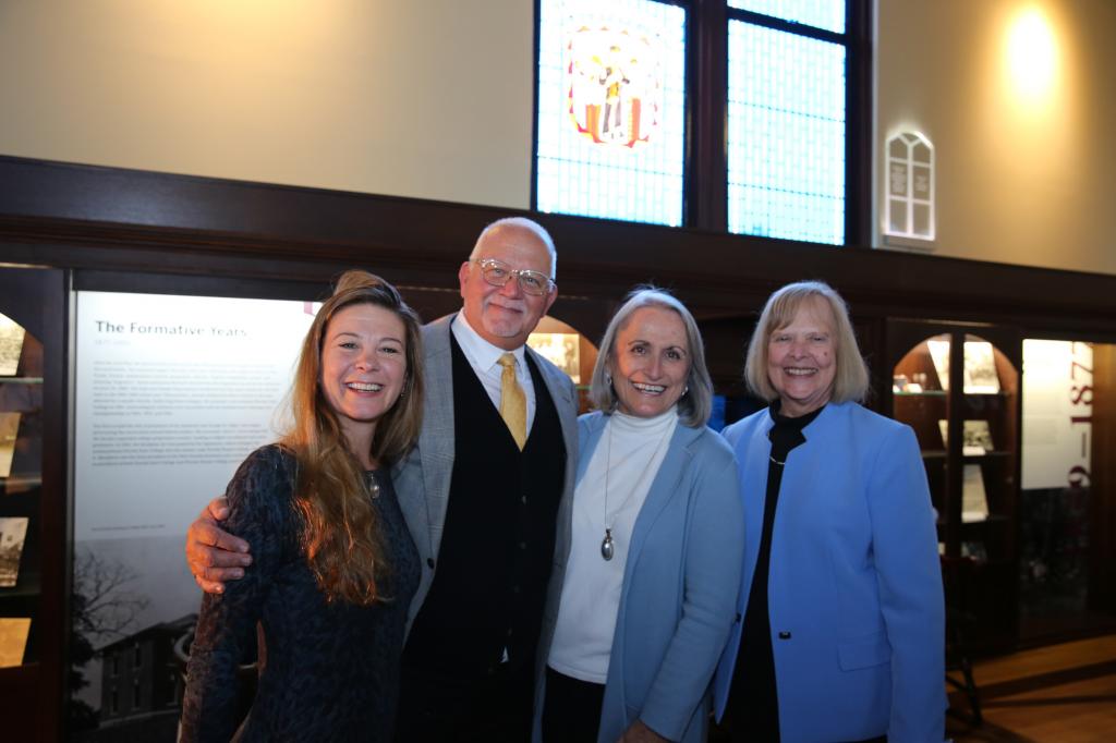Karen Laughlin with Faculty and Students