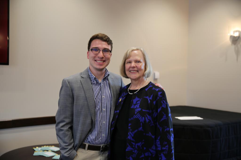 Karen Laughlin with Student